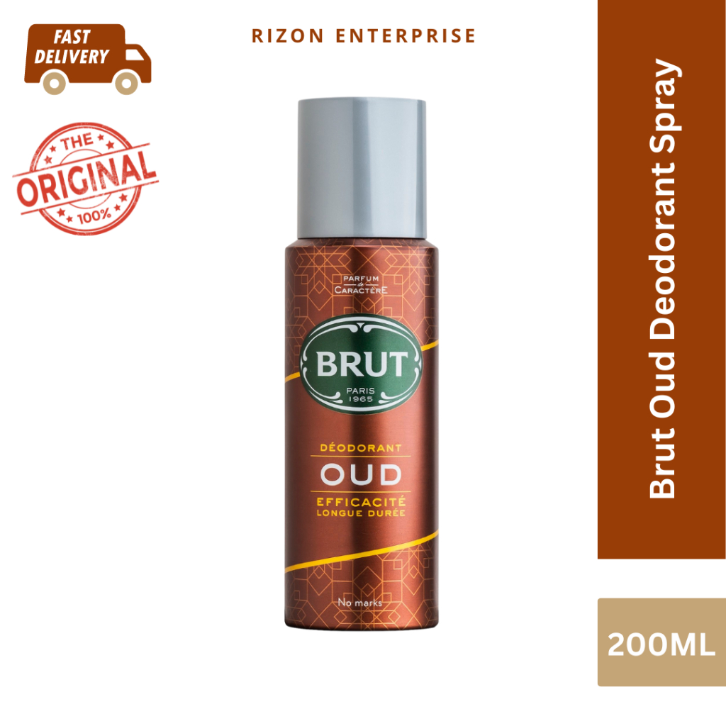 [Original] Brut Oud Deodorant (200ML) Shopee Malaysia