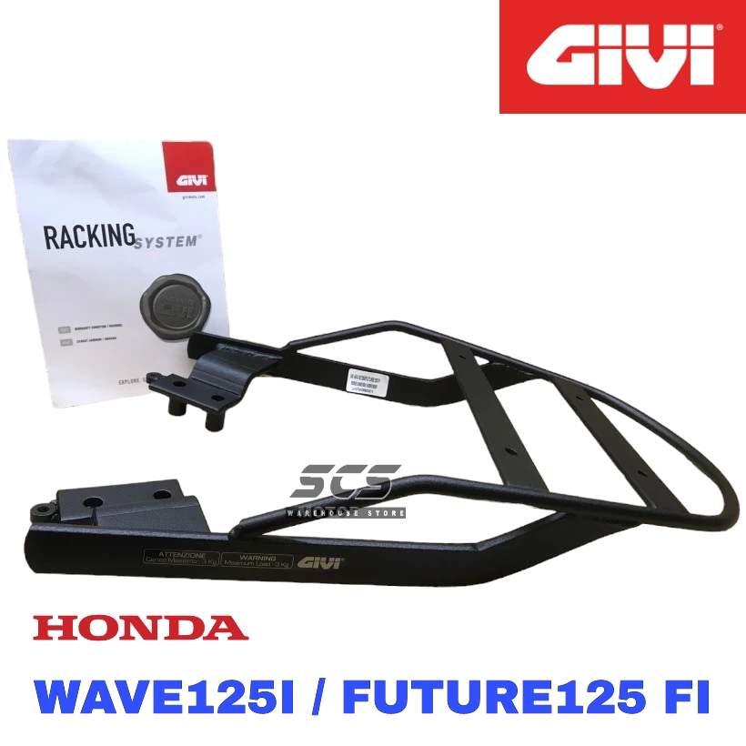 Monorack Givi Honda Wave125I Future125 FI Advance Rack 100% Original ...