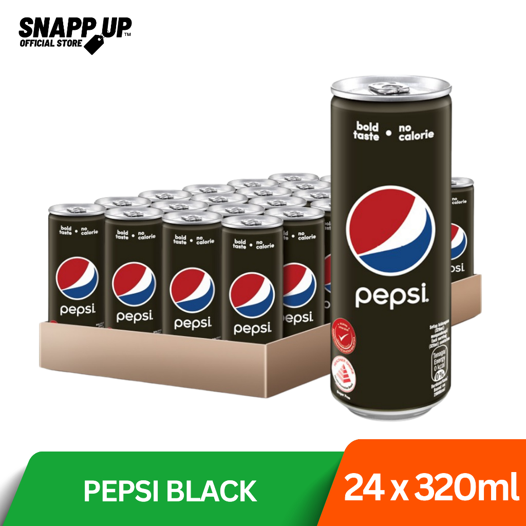 Pepsi Black/Regular 320ml X 24 | Shopee Malaysia