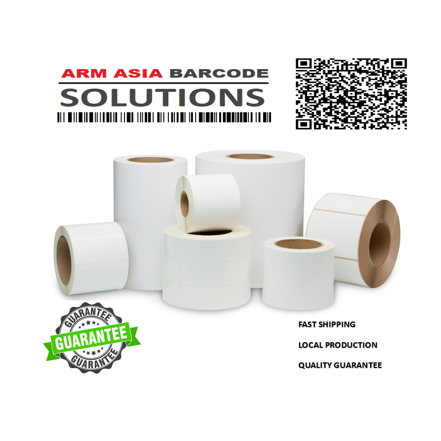 Barcode Label Art Paper 60x20 85x50 | Shopee Malaysia