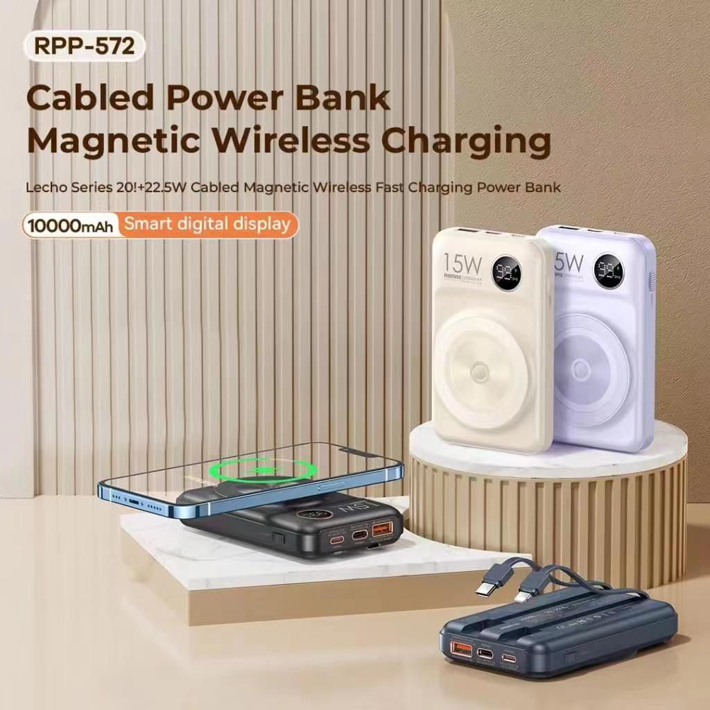 REMAX RPP-527 Magnetic Wireless 15W 10000mAh Power Bank / PD 20W + QC ...