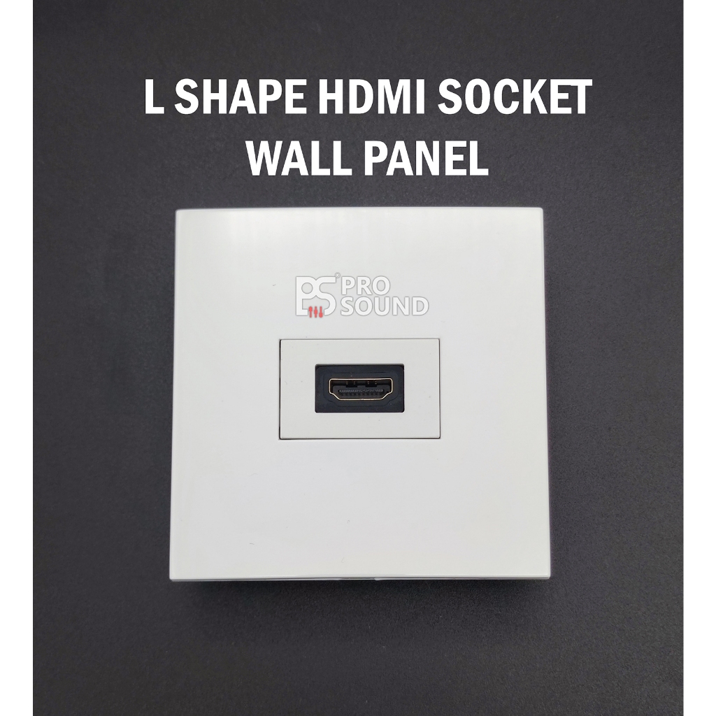 READY STOCK *** L SHAPE HDMI SOCKET To SOCKET WALL PANEL | Shopee Malaysia