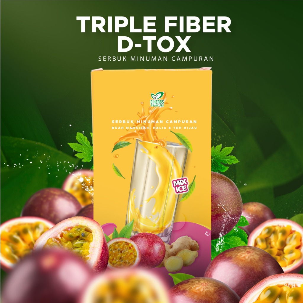 DHERBS TRIPLE FIBER DTOXX Shopee Malaysia