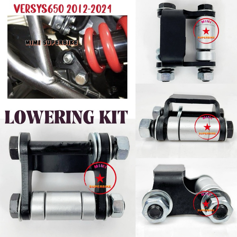 KAWASAKI VERSYS650 OLD / NEW LOWERING KIT VERSYS 650 LOWER RENDAH