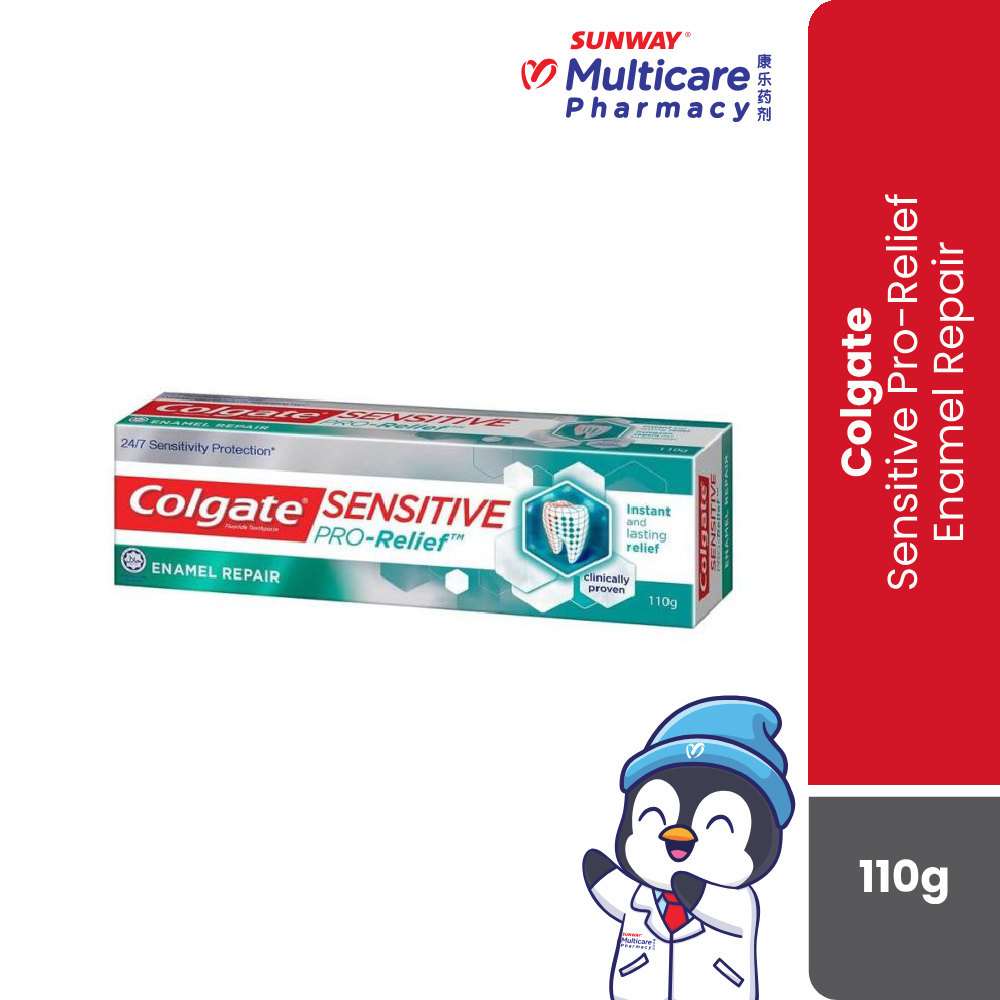 Colgate Sensitive Pro Relief Enamel Repair 110G | Shopee Malaysia