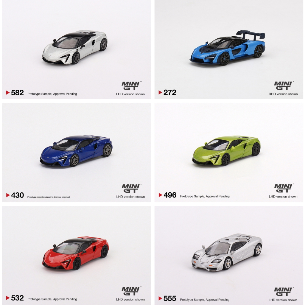 Miniature 1/64 McLaren 750S Spider Bleu Belize - Mini GT - Neuf Dans Sa Boîte
