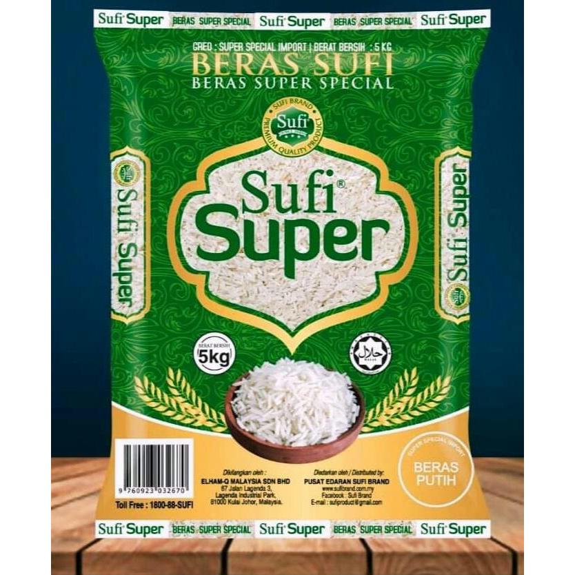 BERAS SUFI SUPER IMPORT 5KG | Shopee Malaysia