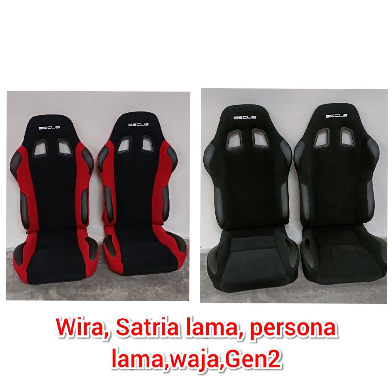 Sscus Recaro Sport Bucket Seat, Satria lama, Wira,Waja, Persona lama