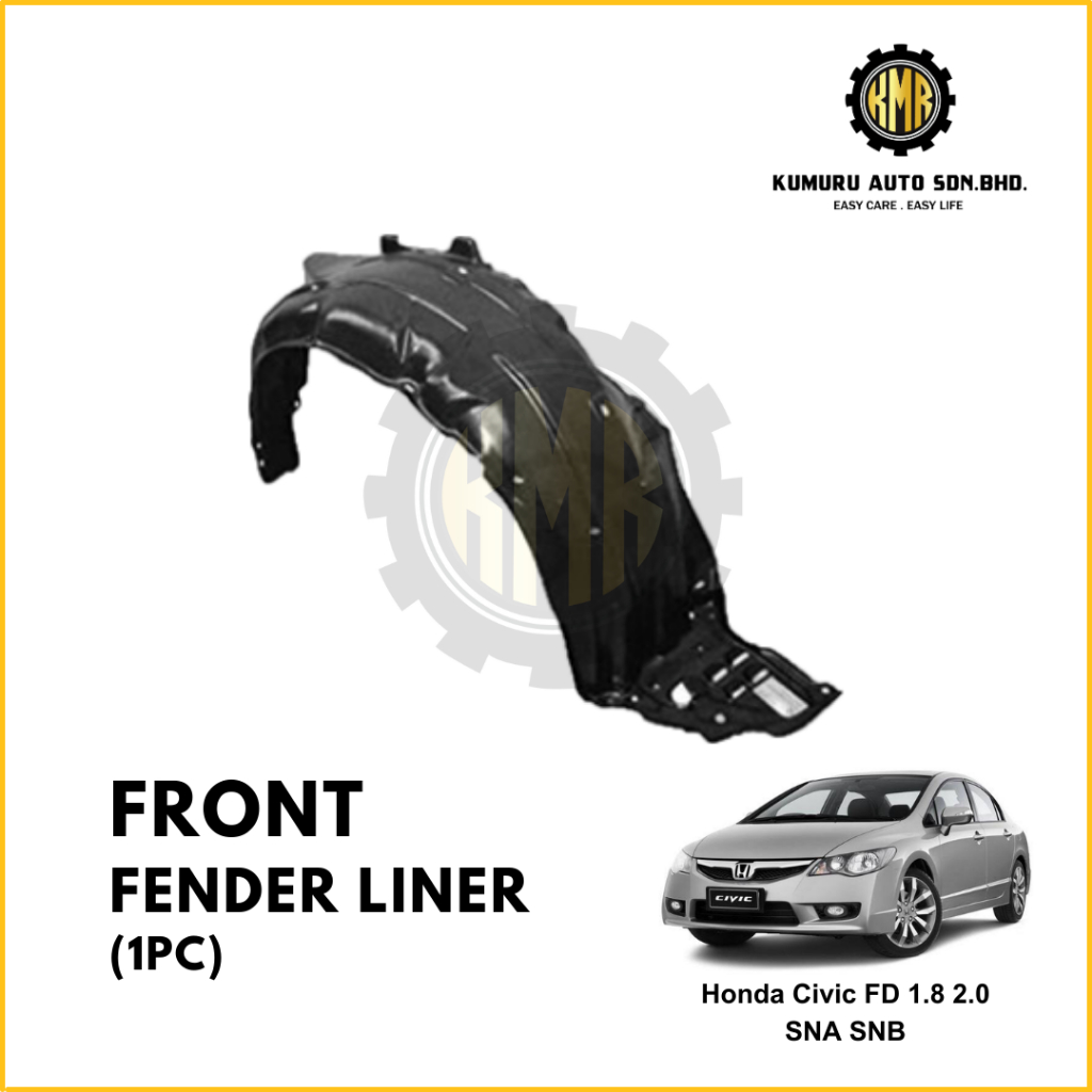 (1PC) Front Fender Liner Honda Civic 1.8 FD SNA Shopee Malaysia