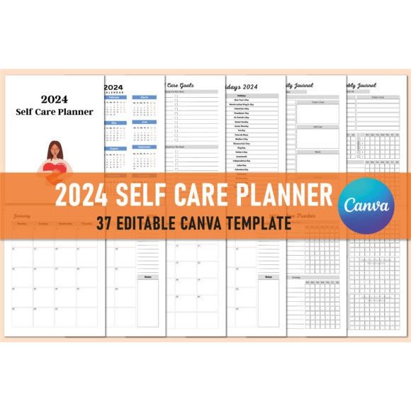 2024 Self Care Planner For Canva | Shopee Malaysia