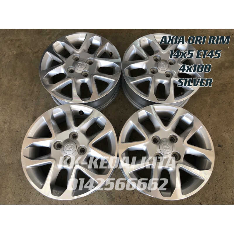 USED PERODUA AXIA ORI RIM 14 INCHI | Shopee Malaysia