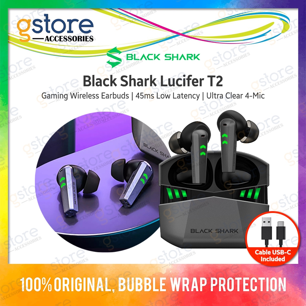 Black Shark Lucifer T2, Wireless Gaming Earbuds (45ms Low Latency ...