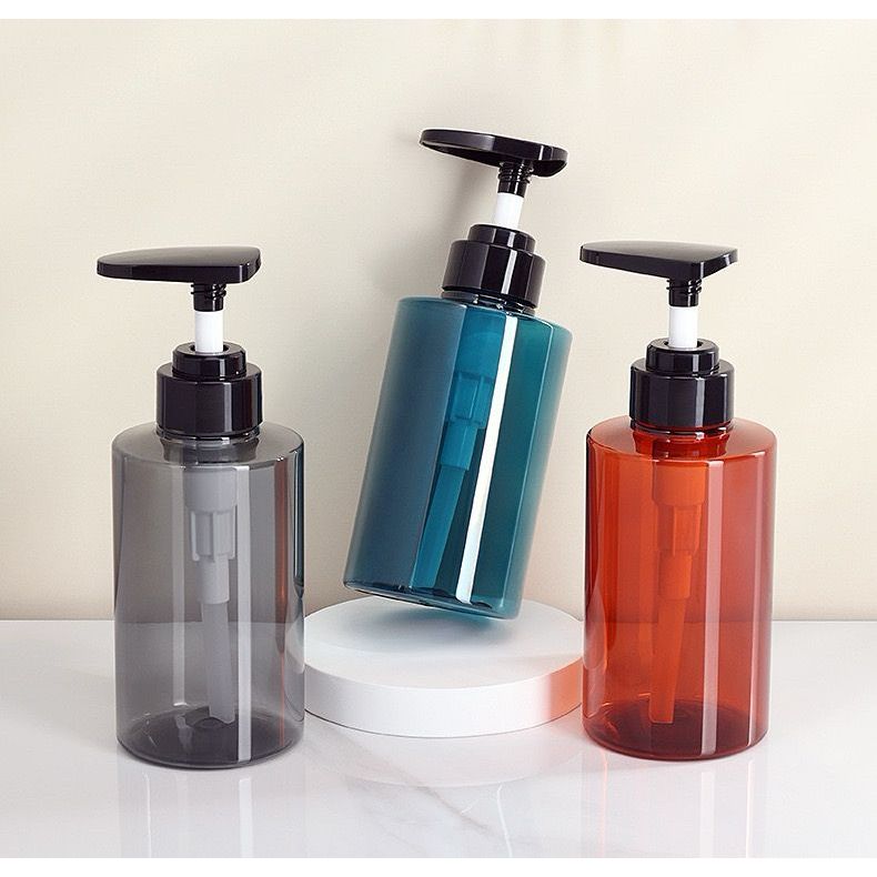 500ml botol kosong Pump cap Refillable Bottle Shampoo/body Wash/Hair ...