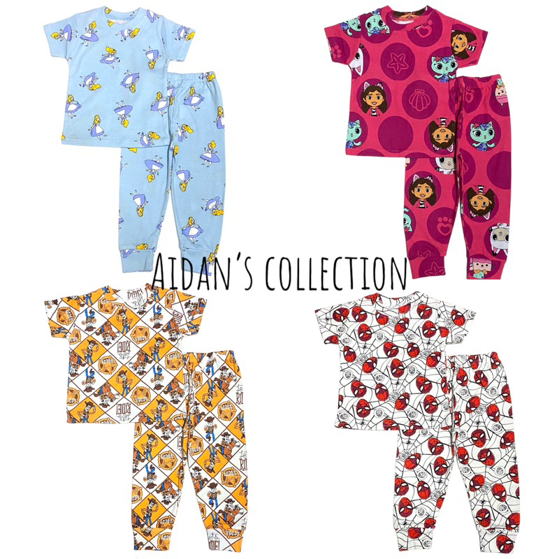 Pyjamas Boys and Girls Short Sleeves Jumping Beans / Baju Tidur Budak ...
