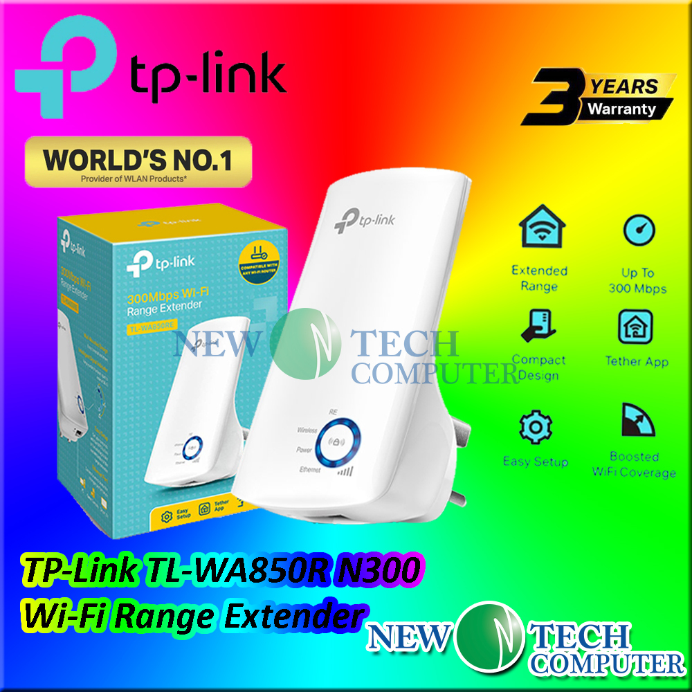 TP-Link TL-WA850RE / TL-WA855RE Wireless WiFi Repeater Range Extender ...