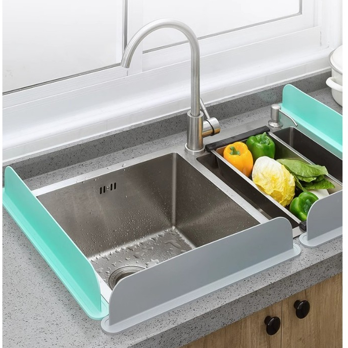 Water Sink Splash Guard for Kitchen Countertop, Bathroom Basin ...