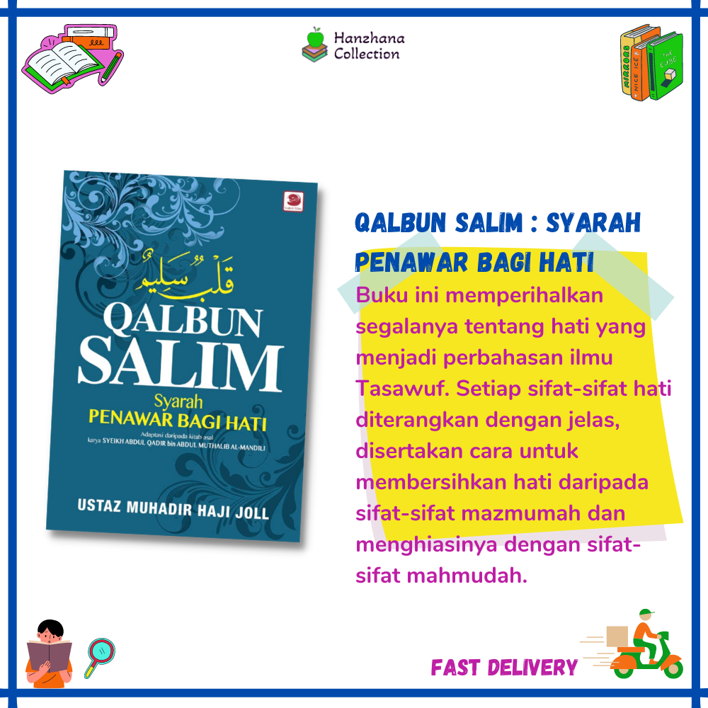 Buku Qalbun Salim Syarah Penawar Bagi Hati By Ustaz Muhadir Haji Joll