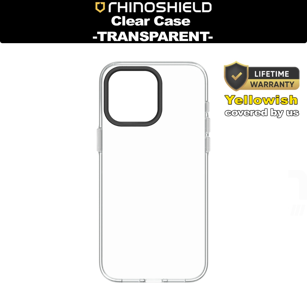 Rhinoshield Clear Case for iPhone 16 Pro Max 15 Pro Max 15 Pro 14 Pro