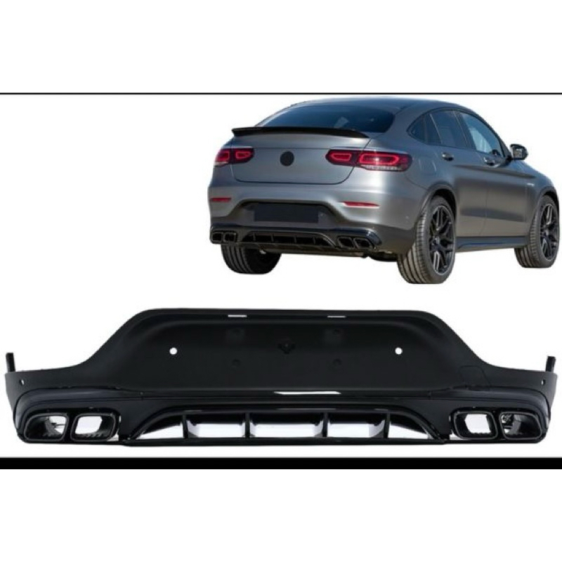Mercedes benz glc coupe rear diffuser | Shopee Malaysia