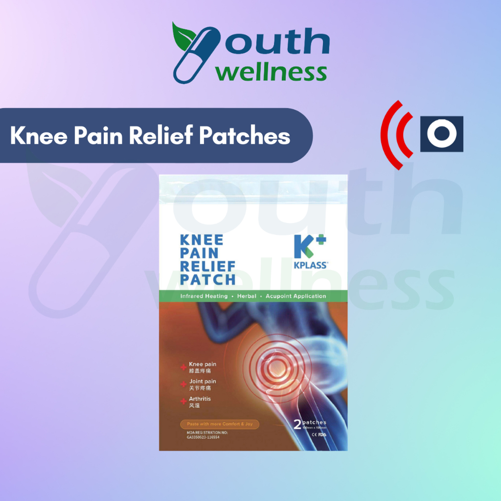 KPlass Knee Pain Relief Herbal Infrared Patches (2's) Shopee Malaysia