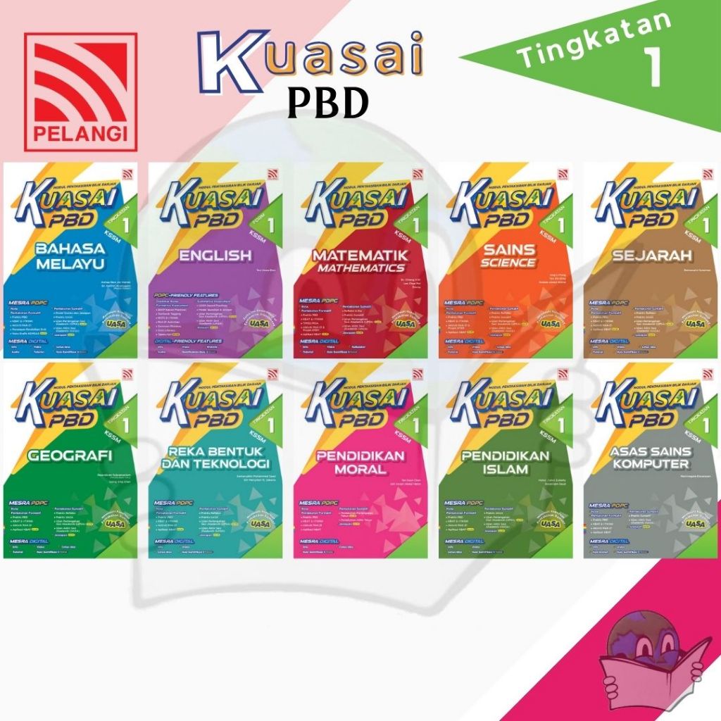 Buku Latihan KUASAI PBD 2024 Tingkatan 1 - B.Melayu/English/Mate/Sains ...