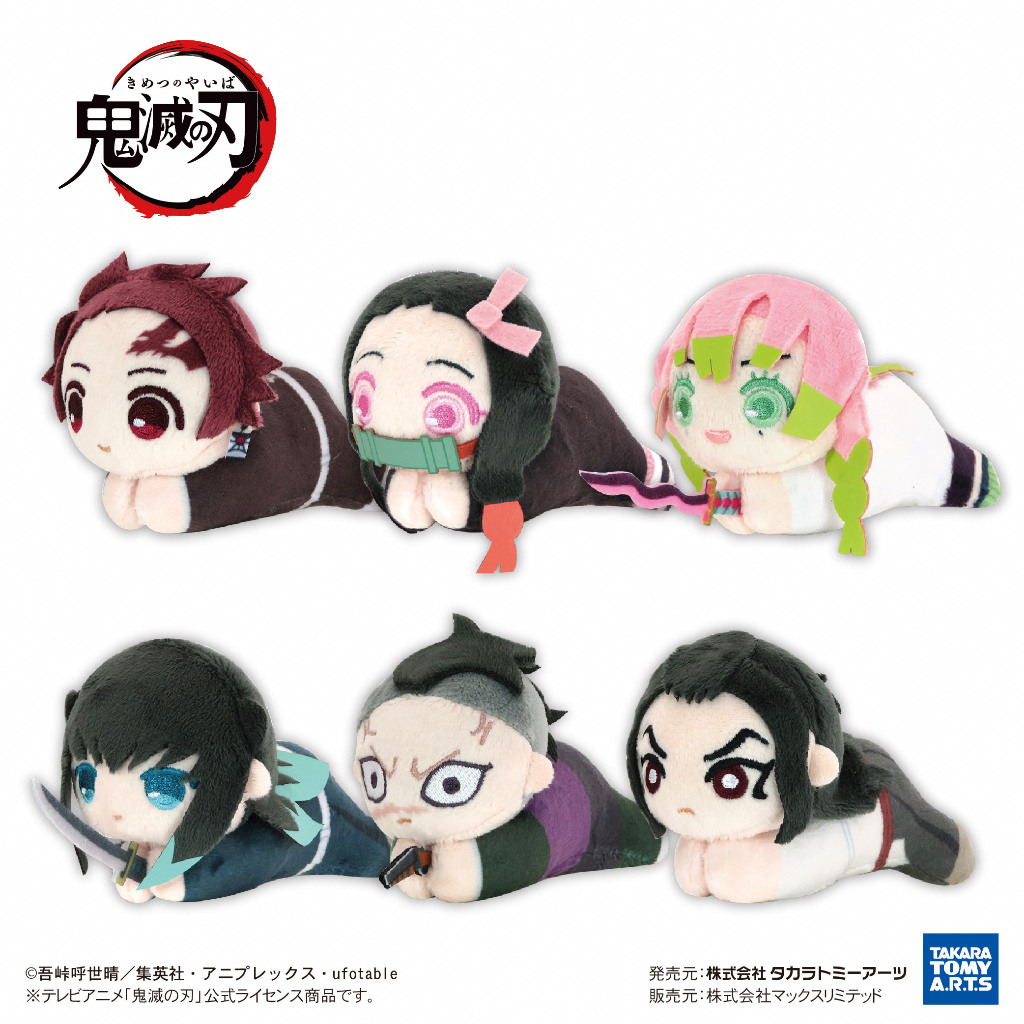 Demon Slayer Kimetsu no Yaiba Plushie Keychain Hug Chara Blindbox ...