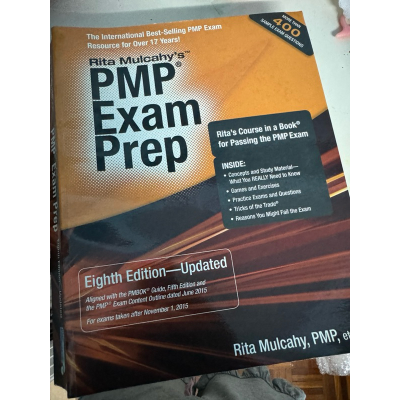 Rita Mulcahy’s PMP EXAM PREP 8th Edition (USED) Shopee Malaysia