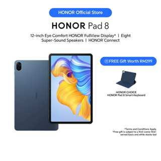 Honor Pad 8 | WIFI (10GB (8+2) + 256GB) - Original Malaysia Set