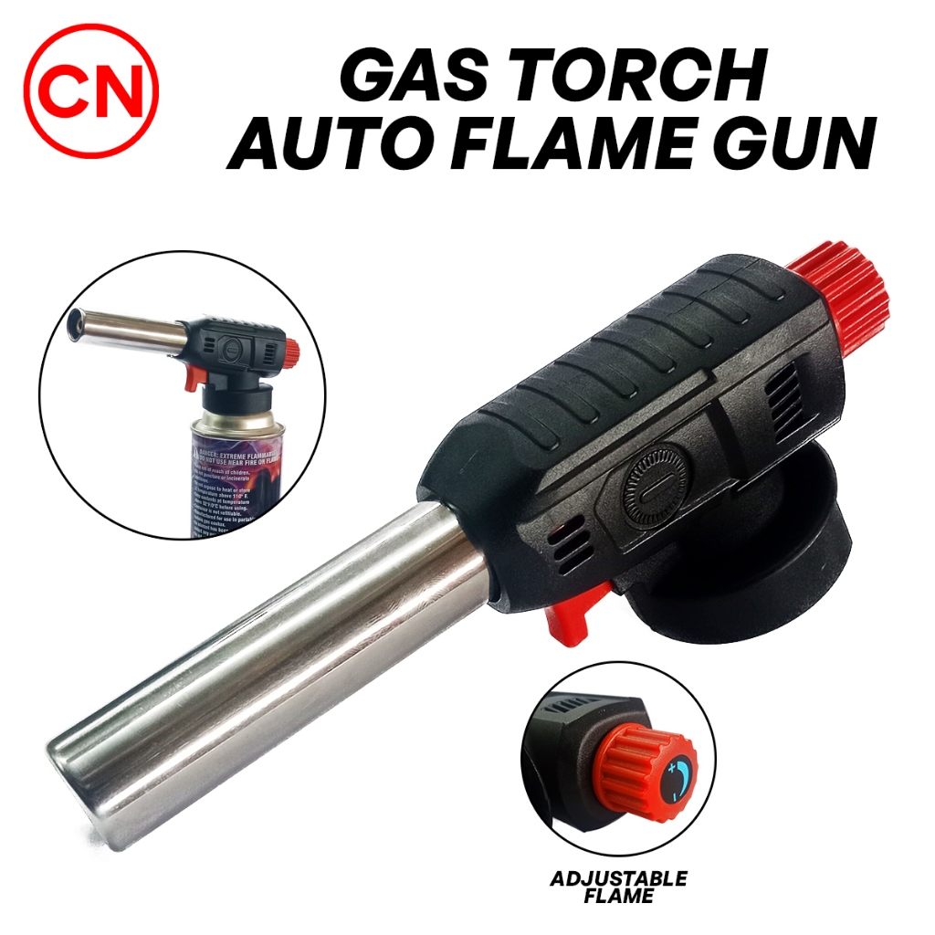 CN Basimei Self Ignition Adjustable Flame Gun Blow Gas Torch | Shopee ...