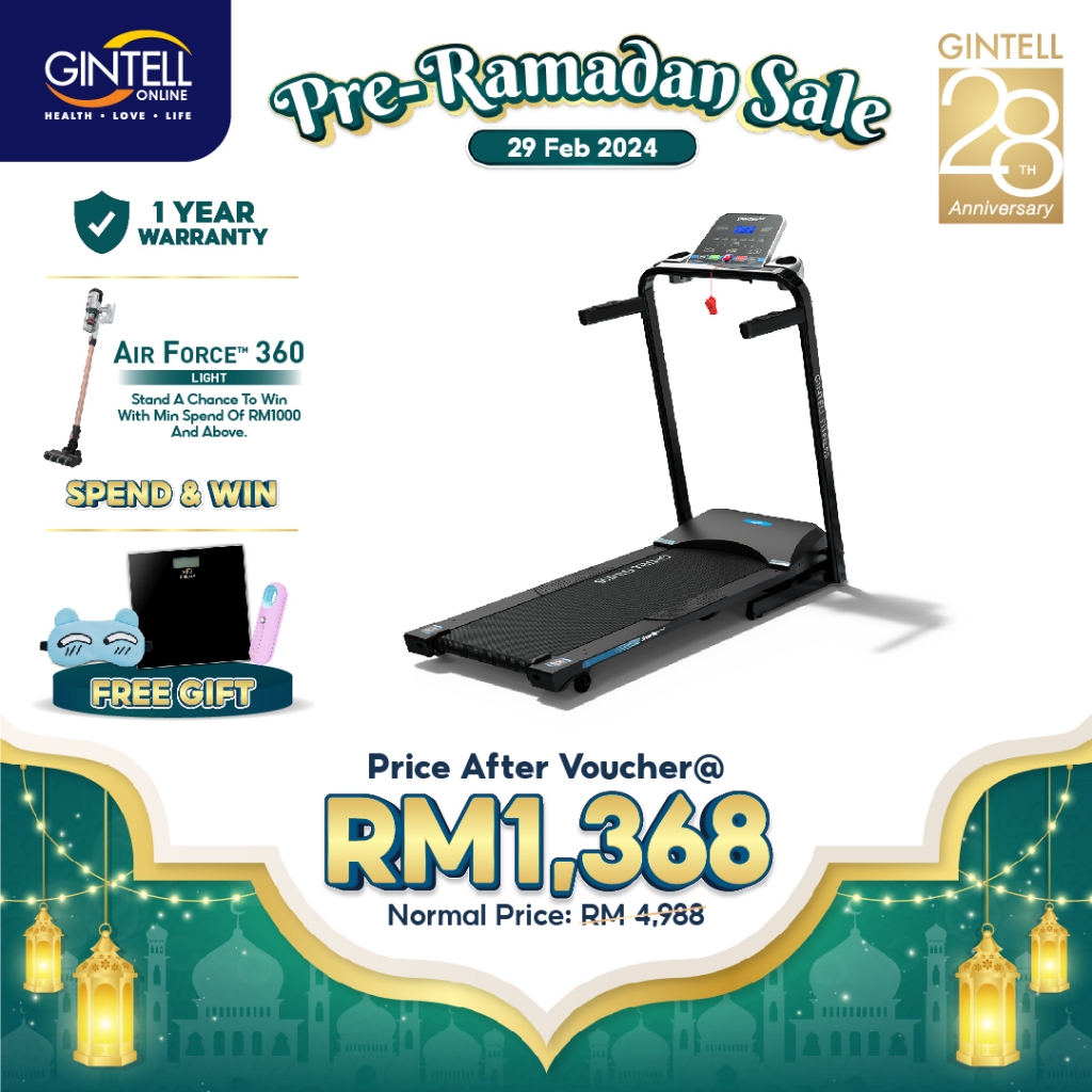 Gintell treadmill go discount shop