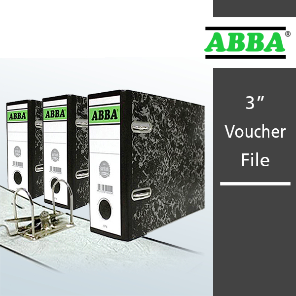 Abba File Voucher File 3", A5 Size Filing ABBA Arch Voucher File / Ring ...