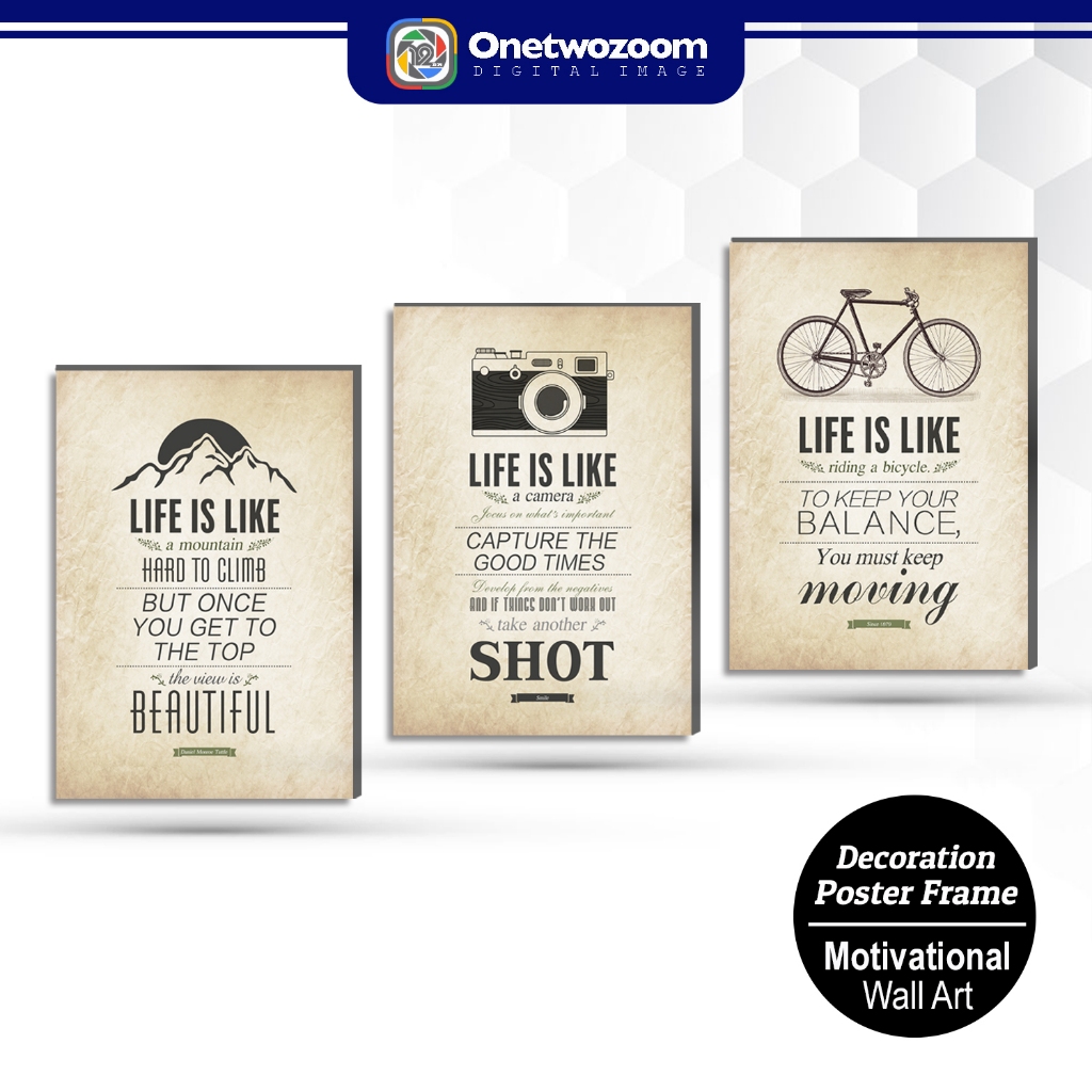 Inspiration Poster Frame Wall Art Home Decor Poster Framed