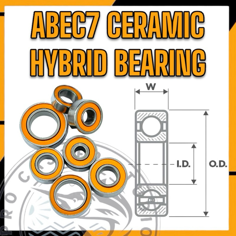 10pcs ABEC7 5x11x4 SMR115ZZ CE Hybrid Ceramic Bearing SMR115 SMR115C ZZ