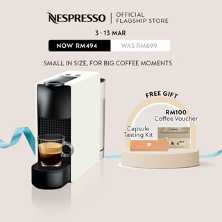 Nespresso Essenza Mini Coffee Machine Pure White C30-ME-WH-NE2 | Free RM100  Coffee Credit Voucher 134871