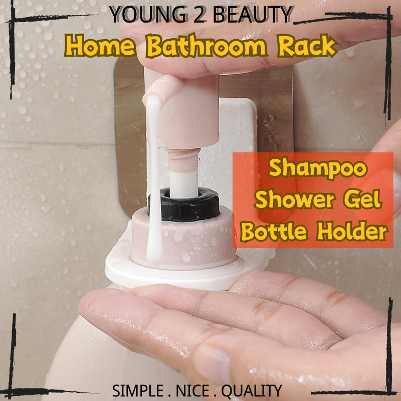Home Bathroom Rack Useful Shampoo Shower Gel Bottle Holder Hand Soap ...
