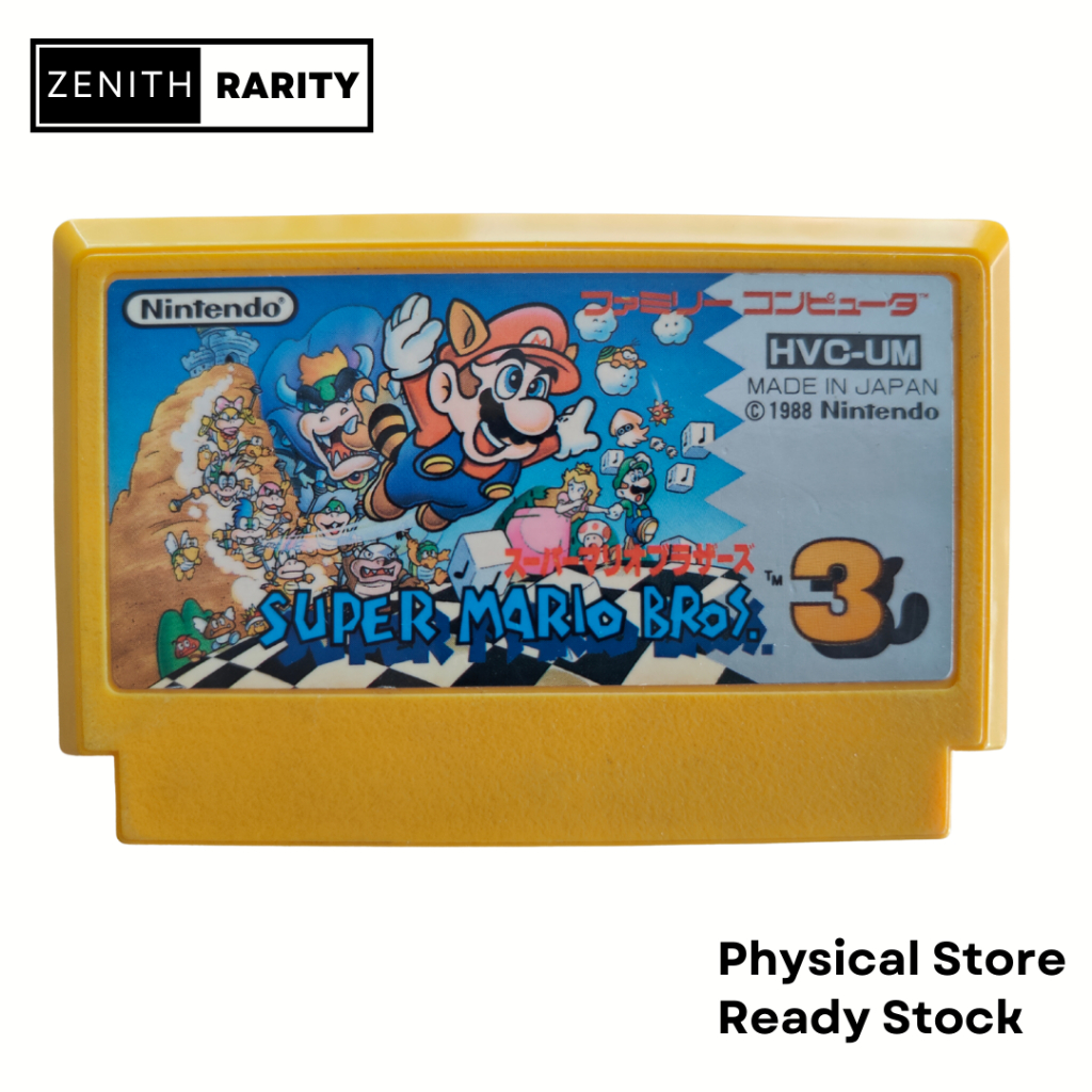 Zenith Rarity Nintendo Famicom FC game Super Mario Bros. 3 | Shopee ...