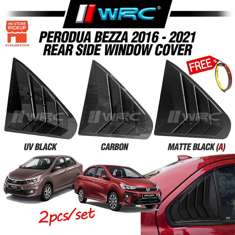 Perodua Bezza 2016 - 2021 Rear Side Window Protector Cover (Mustang ...