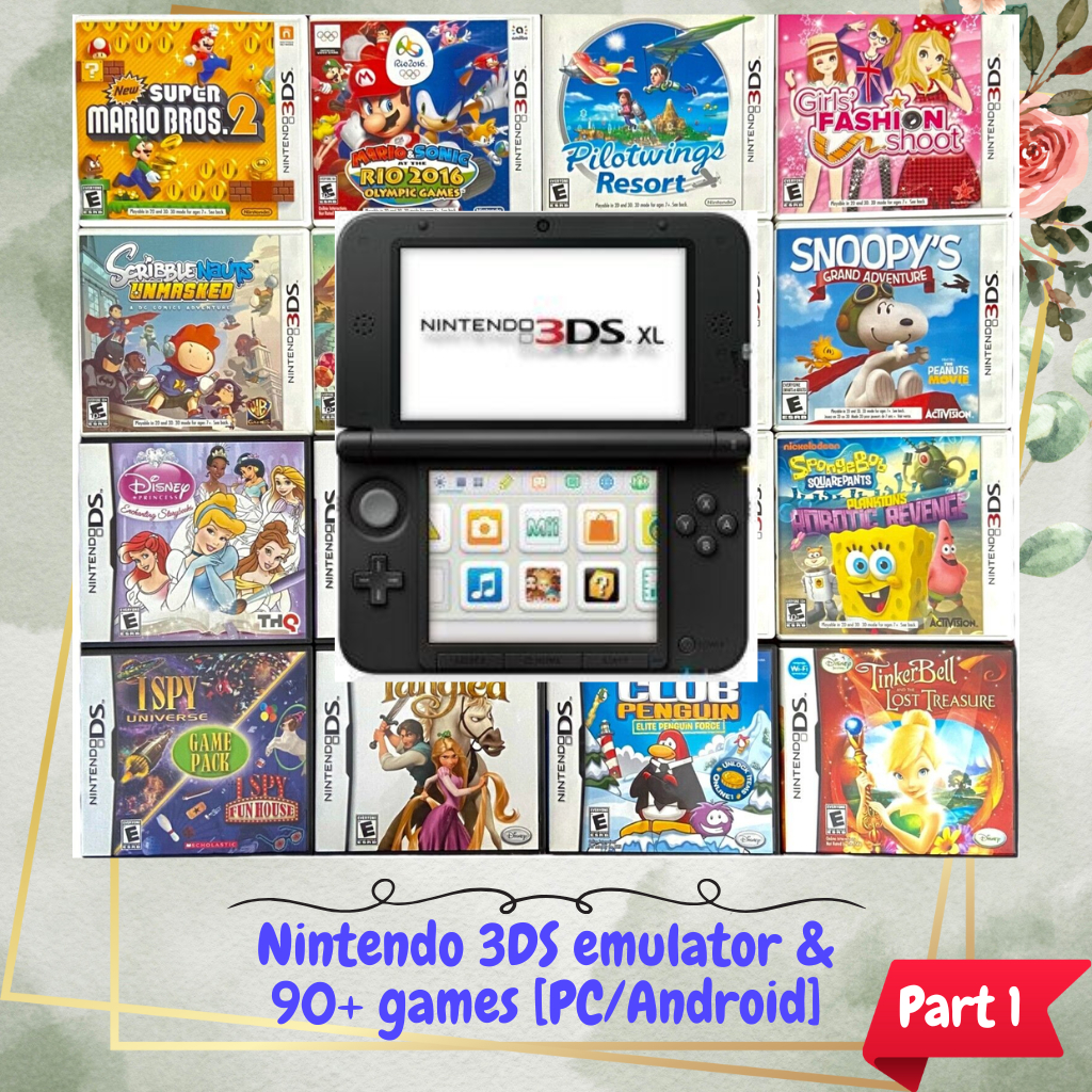 Nintendo 3DS games 90+ & emulator [Part 1](A-L) | Shopee Malaysia