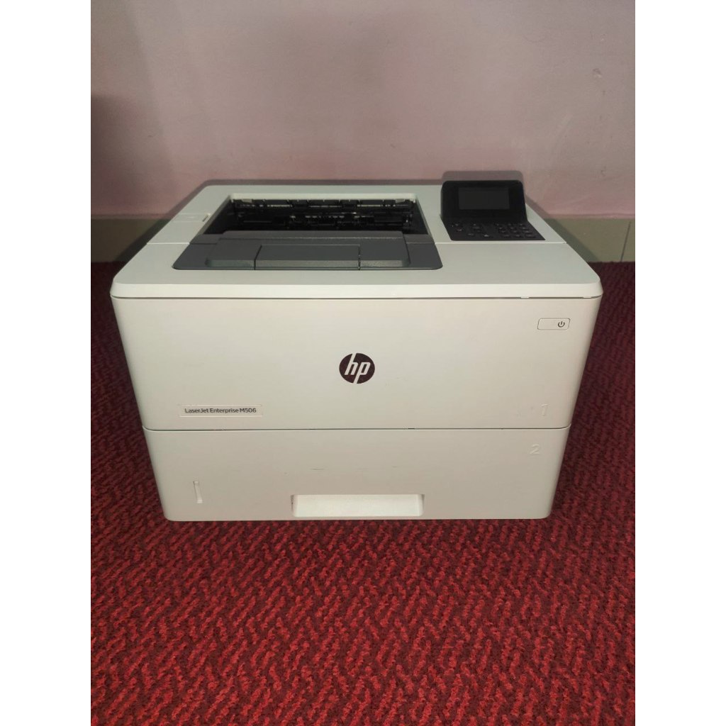 Printer Hp Laserjet Enterprise M506 M506dn F2a69a Monochrome Laser Printer Used Shopee Malaysia