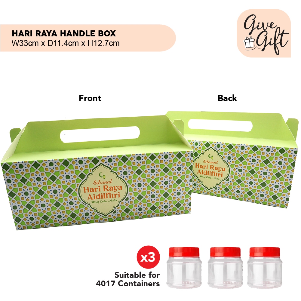 Hari Raya Cookies/Gift Box (Suitable For 3 cookies containers). Ready ...