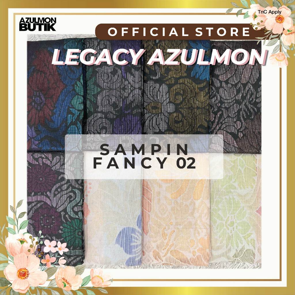 Legacy Azulmon Sampin Exclusive Fancy 02 Tenun Songket Dewasa Siap ...