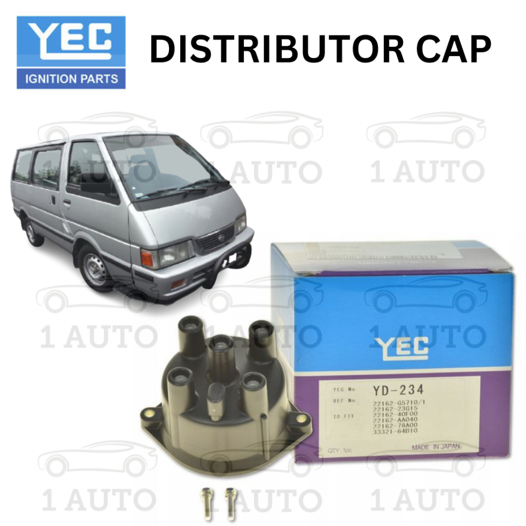 (MADE IN JAPAN) YEC DISTRIBUTOR CAP NISSAN VANETTE C22 1.5 A15 ENGINE ...