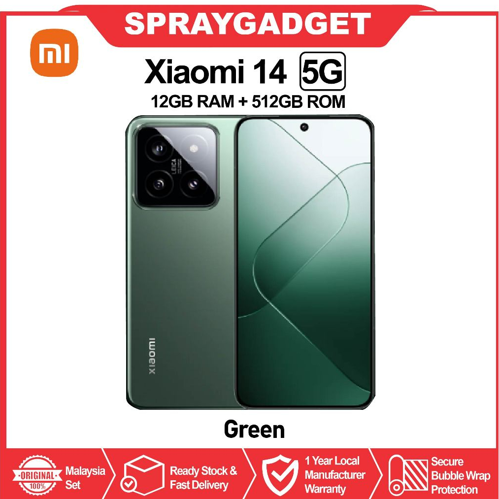 Xiaomi 14 Ultra 5G / Xiaomi 14 5G (16+512GB / 12+512GB) Co-Engineered ...