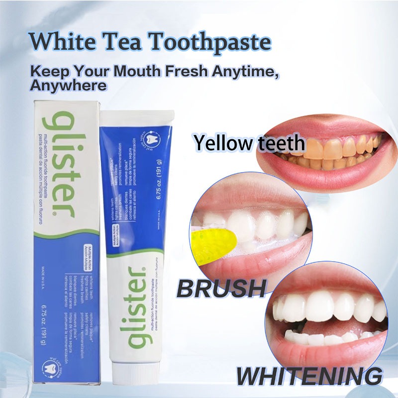 White Tea Toothpaste utilizes the refreshing aroma and benefits of ...