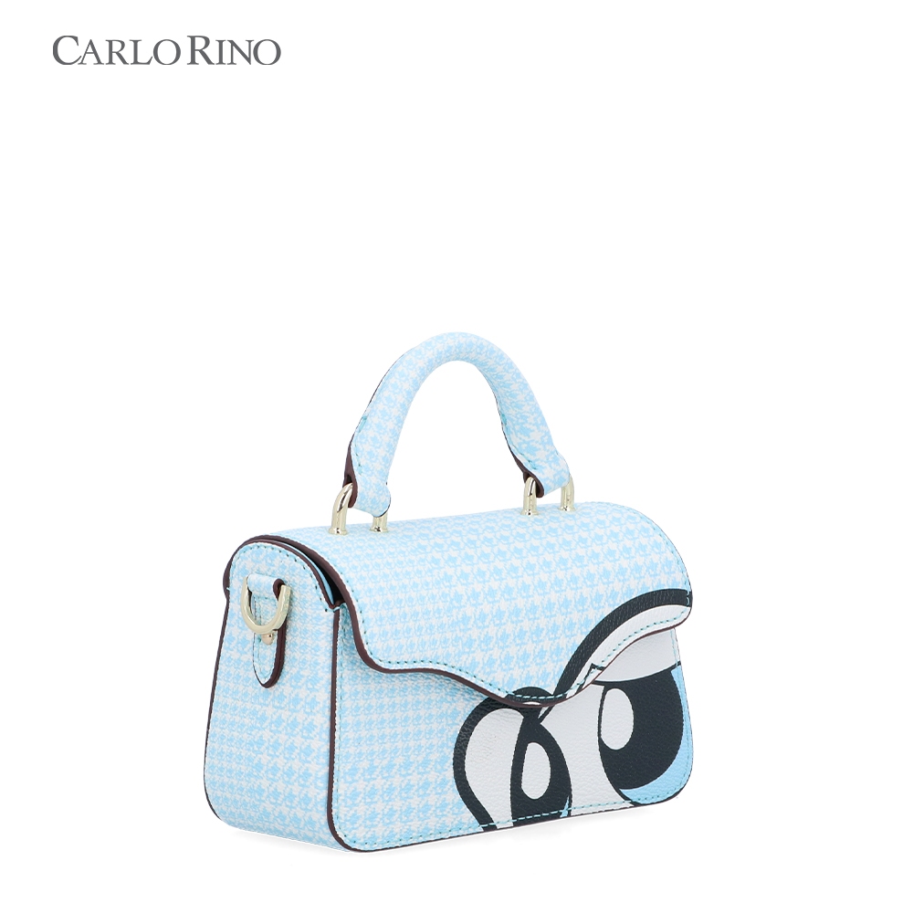 Carlo Rino Blue Power Puff Girls Mini Double Bag | Shopee Malaysia