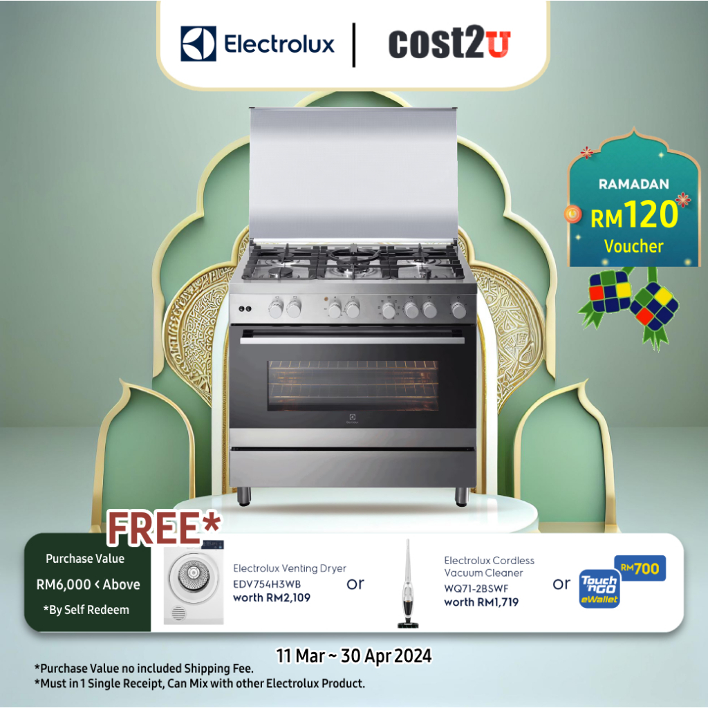 Electrolux 90cm store freestanding oven