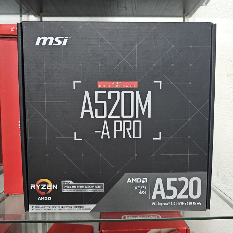 Motherboard MSI A520M A Pro | Shopee Malaysia