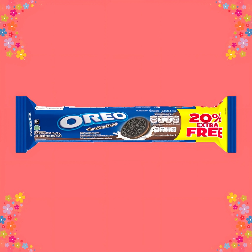 Oreo Original & Cream Chocolate Sandwich Cookies (2 Extra Cookies) (119 ...