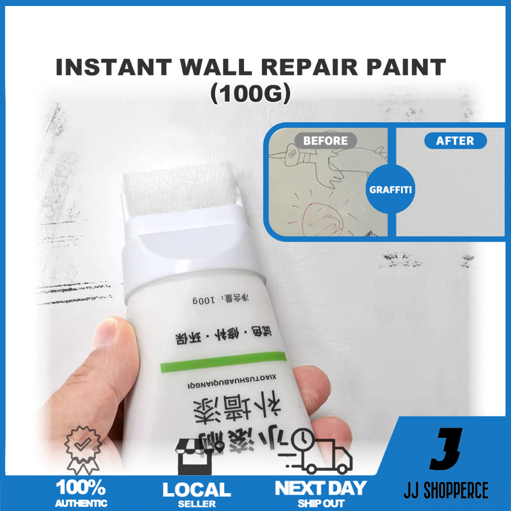 [MY] Instant Wall Repair Paint/ Wall Touchup Repair Paste/ Cat Putih