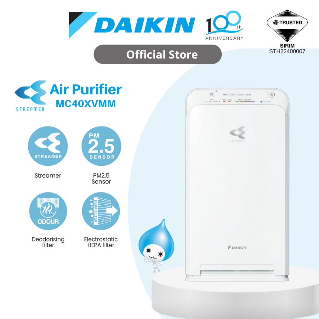 Daikin Streamer Air Purifier MC40XVMM Shopee Malaysia